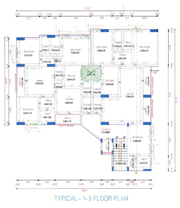 Bala Venkatadri Floor Plans