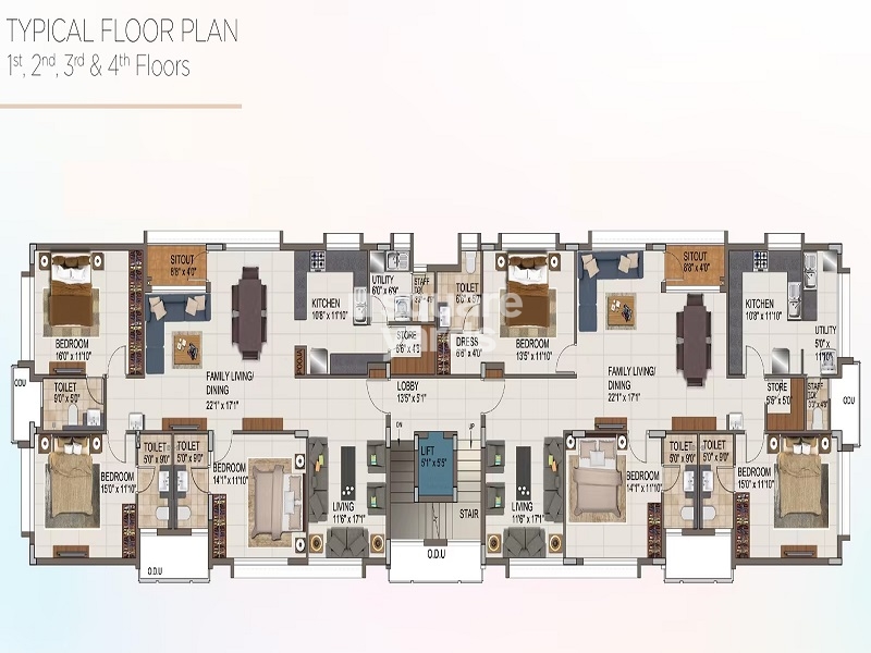 Bhaggyam Cricket Villa Floor Plans