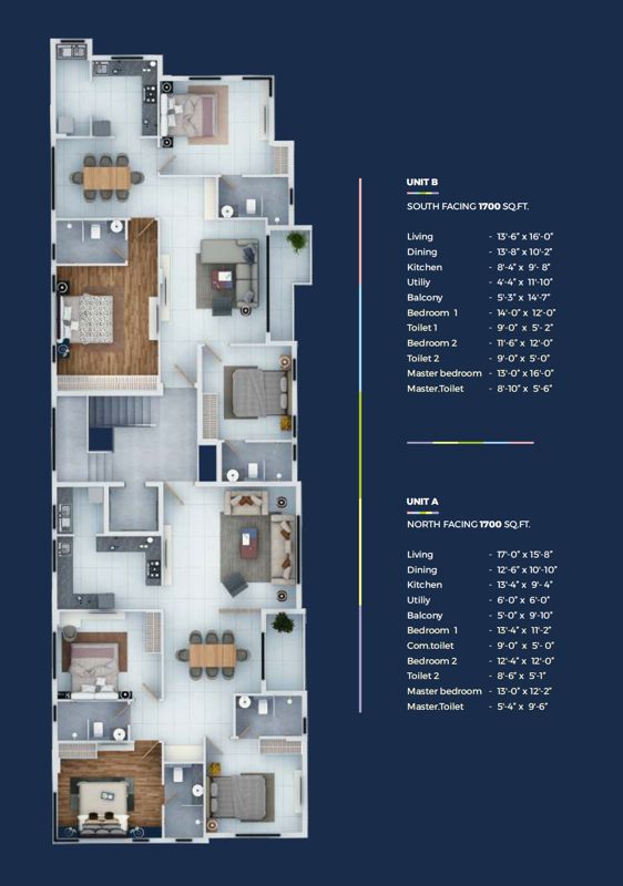 Bluemoon Paradise Floor Plans