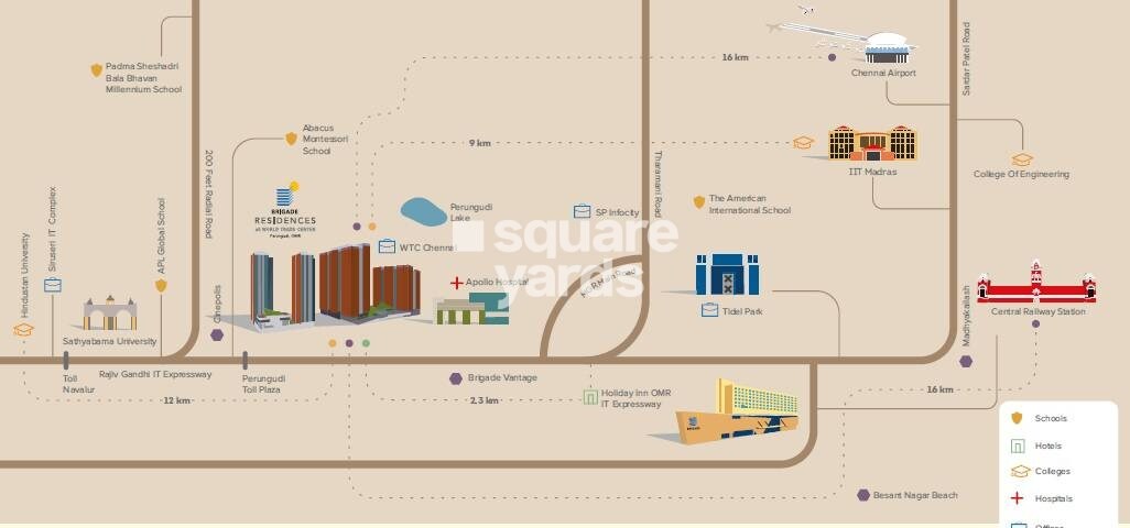 Brigade Residences Location Image