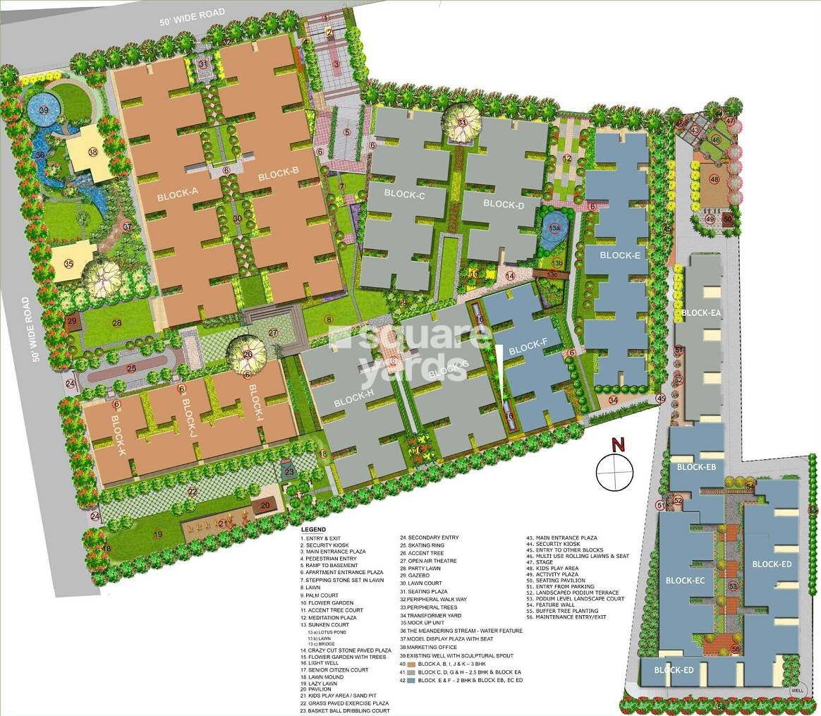 BSCPL Bollineni Hillside 2 Master Plan 1