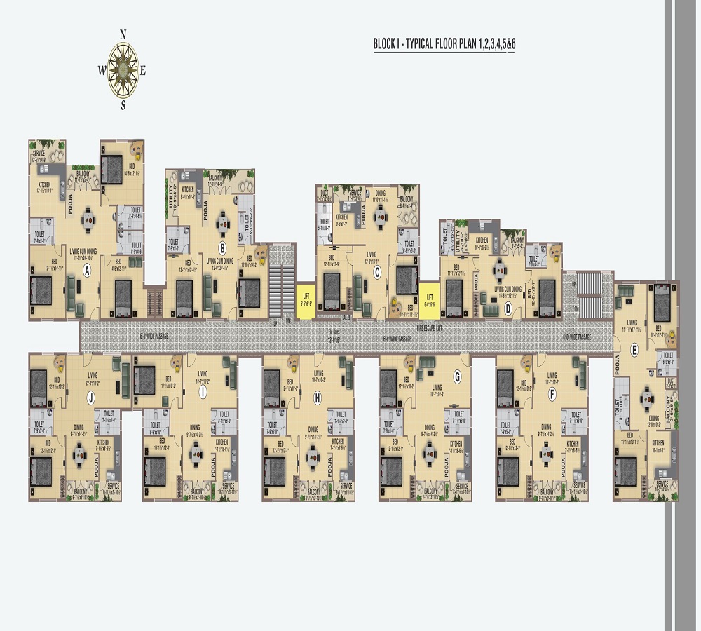 BSR Balaji Enclave Floor Plans