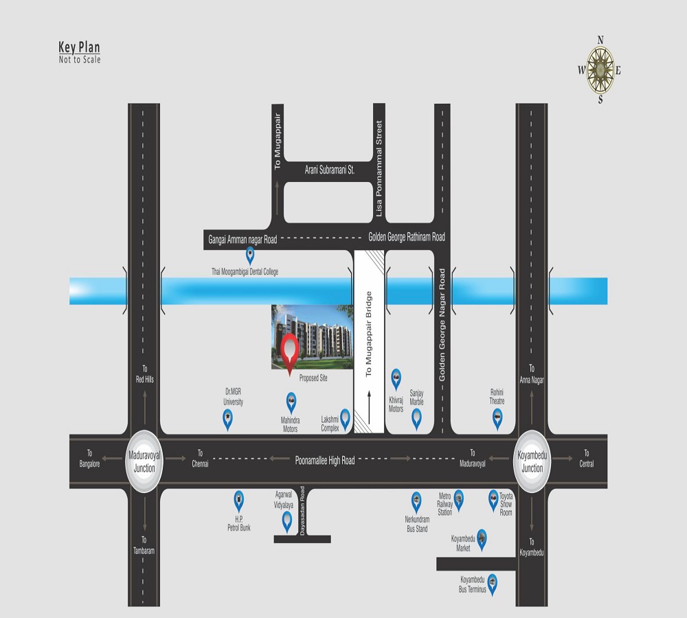 BSR Balaji Enclave Location Image