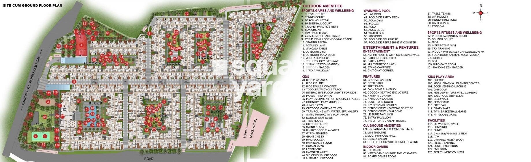 Casagrand-Elysium_a collage of photos of various items on a table