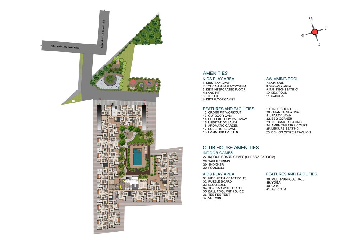 Casagrand Estia Master Plan Image