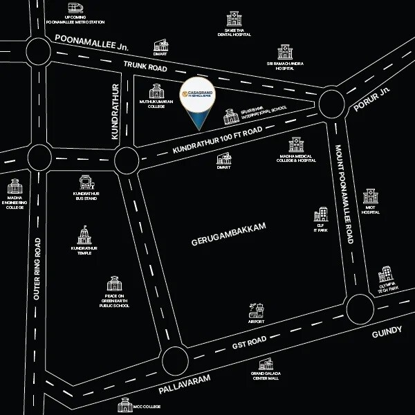 Casagrand Highclere Location Image