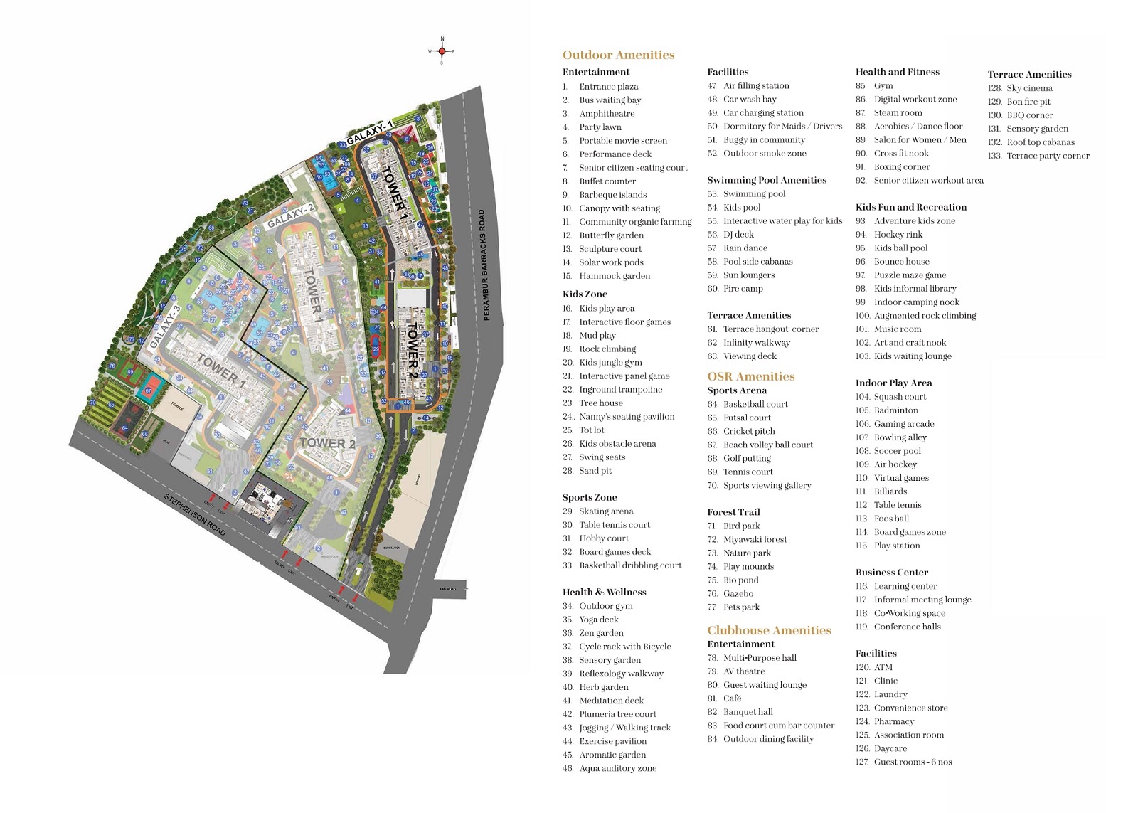 Casagrand Mercury Master Plan Image