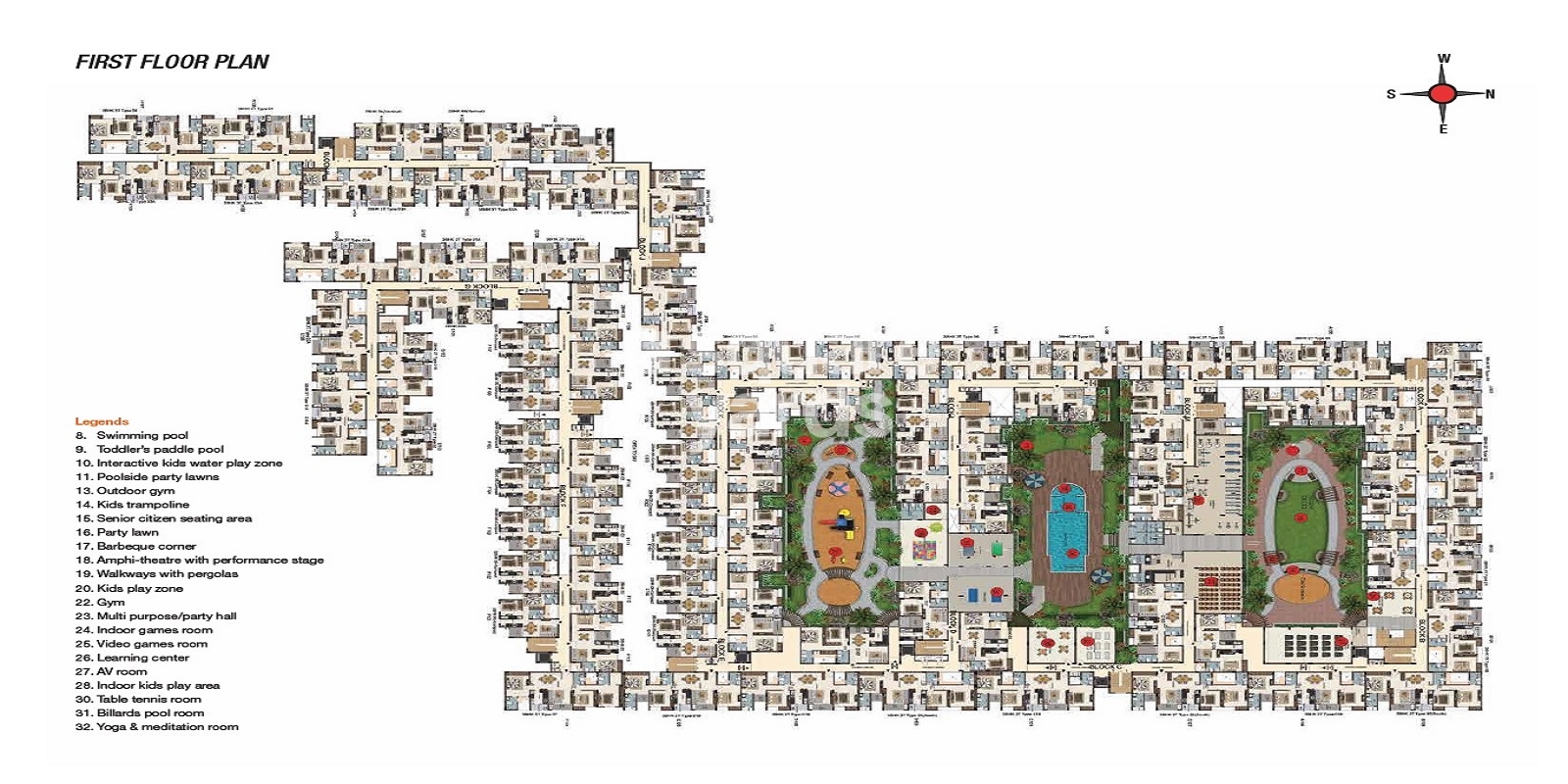 Casagrand Savoye in Karapakkam, Chennai 49.89 Lac Floor Plans