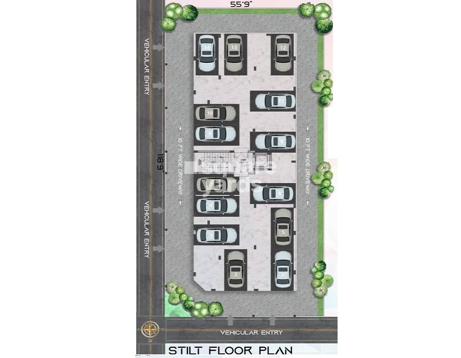 Concrete Fatima Akhtar Court Floor Plans