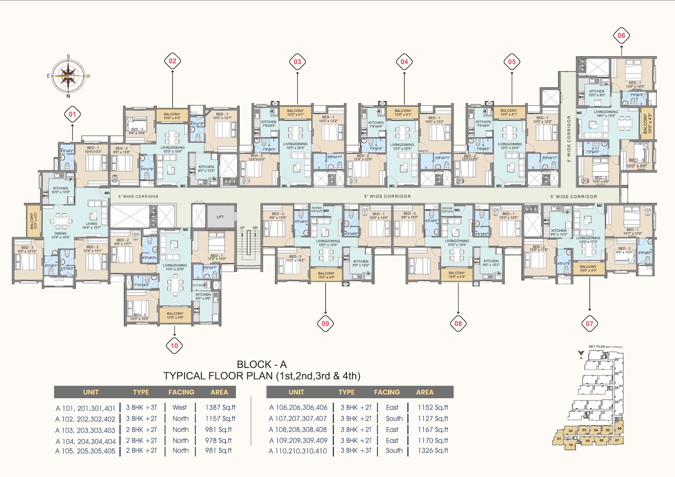 DAC Aeropolis Floor Plans