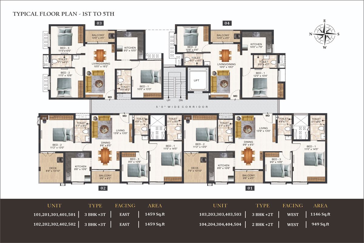 DAC Madison Floor Plans