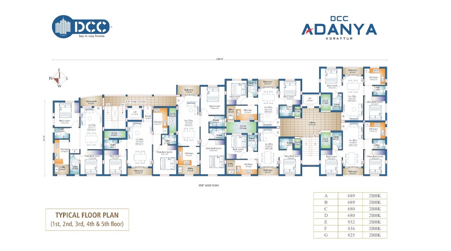 DCC Adanya Floor Plans