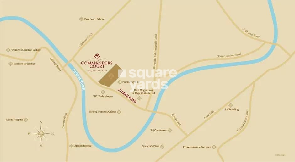 DLF Commanders Court in Egmore, Chennai Price on Request Floor