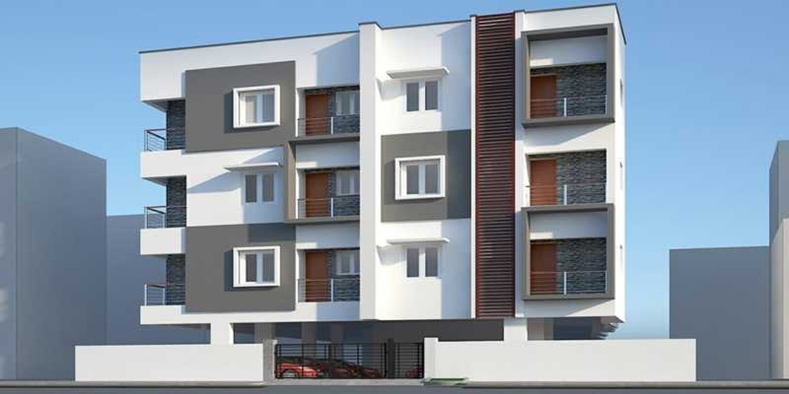 Double Breeze residential project in Oragadam