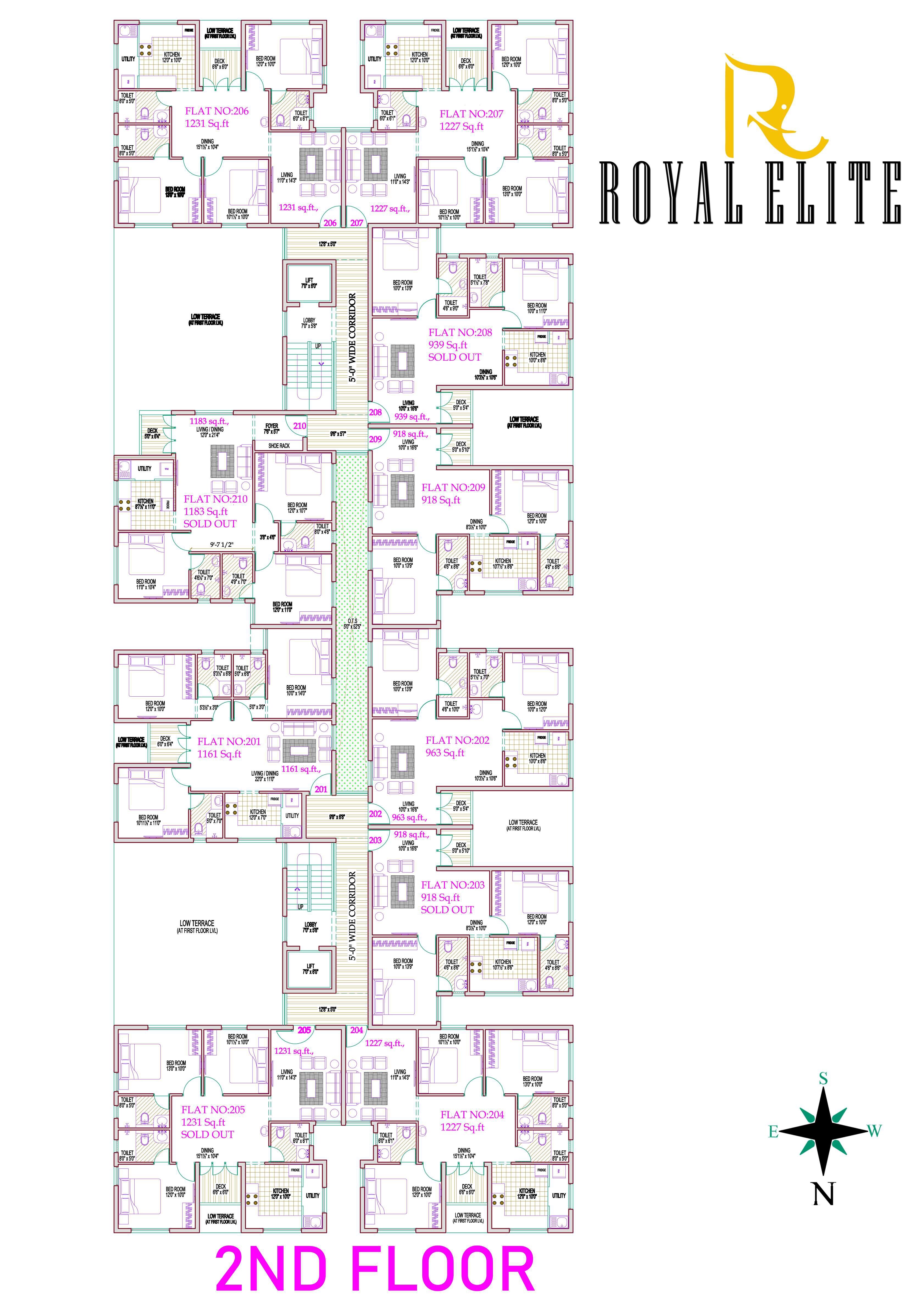 DRK Royal Elite Floor Plans