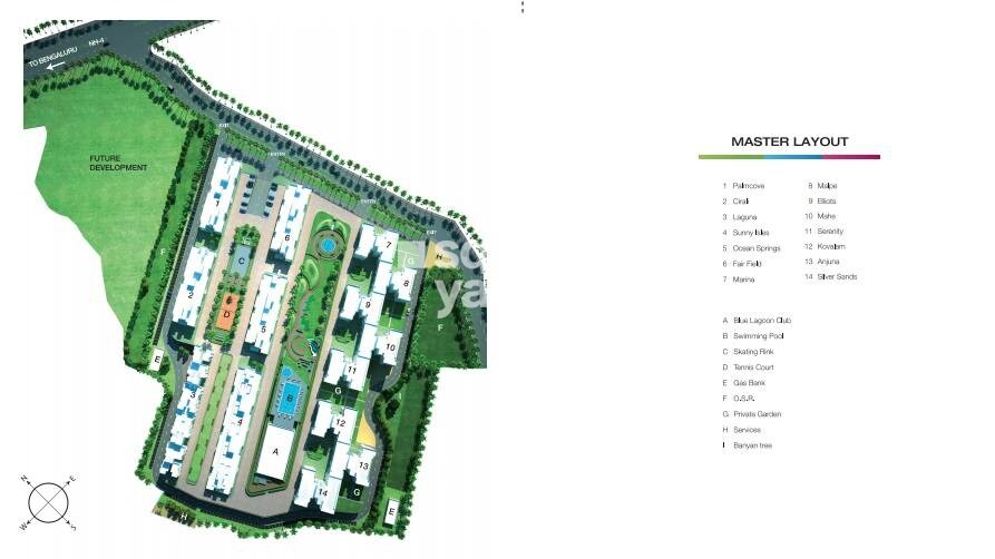 Godrej Palm Grove Master Plan 1