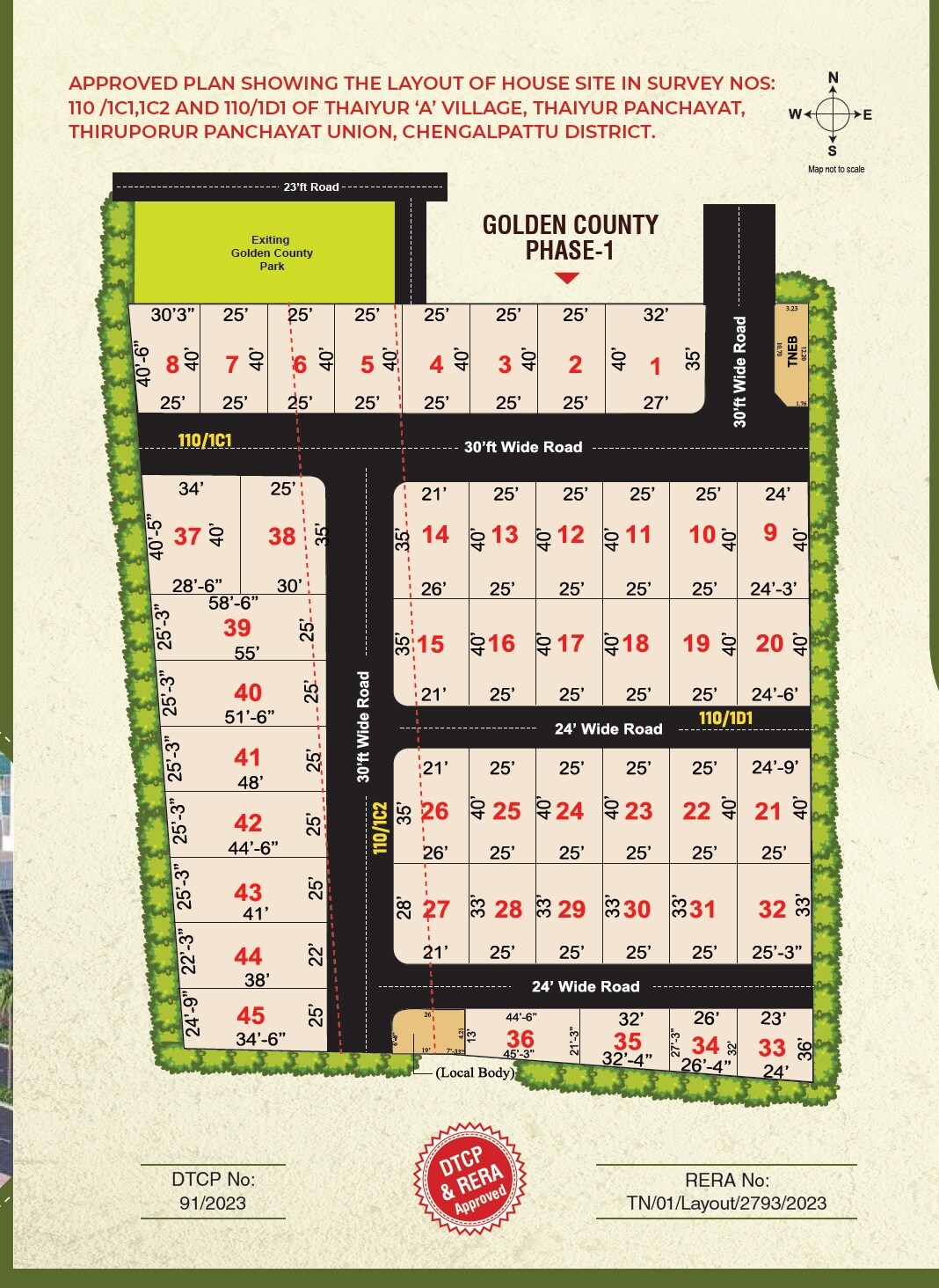 Golden Nest County Master Plan 1