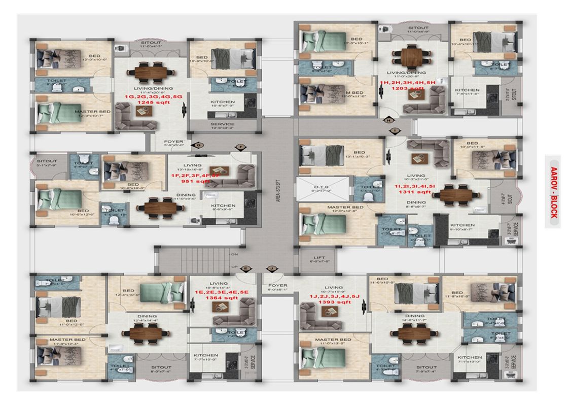 GPB Nidhulan Park View Castle Floor Plans