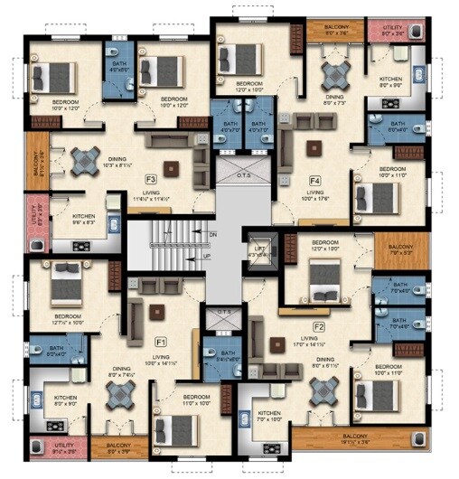 Green Kubera Floor Plans