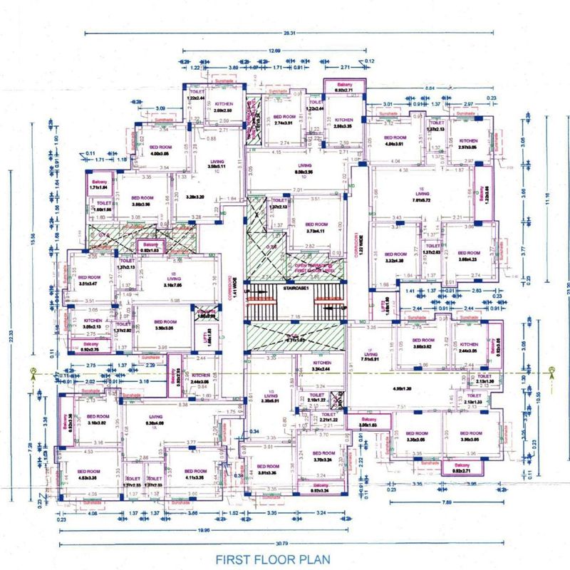 Guru Aishwarya Apartment Floor Plans