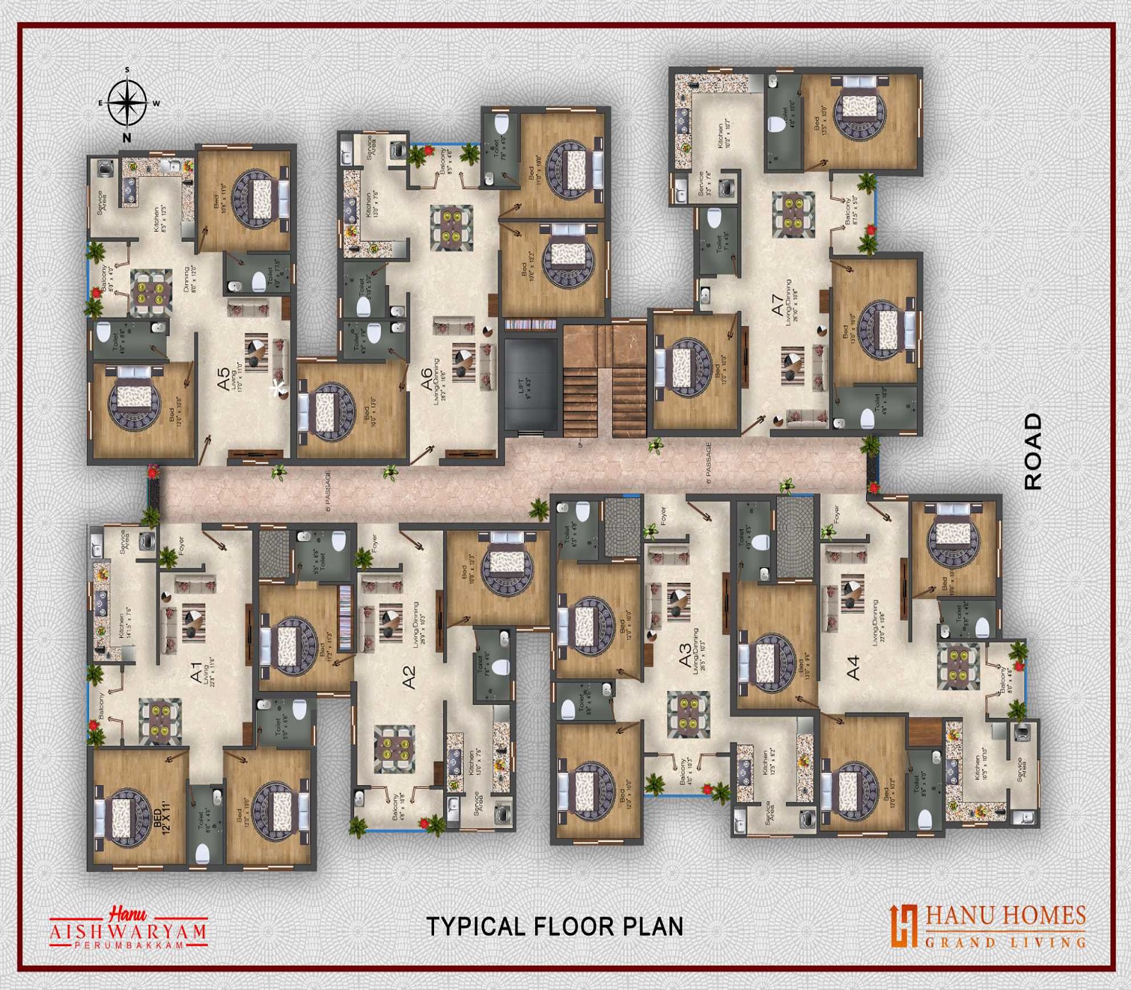 Hanu Aishwaryam Floor Plans