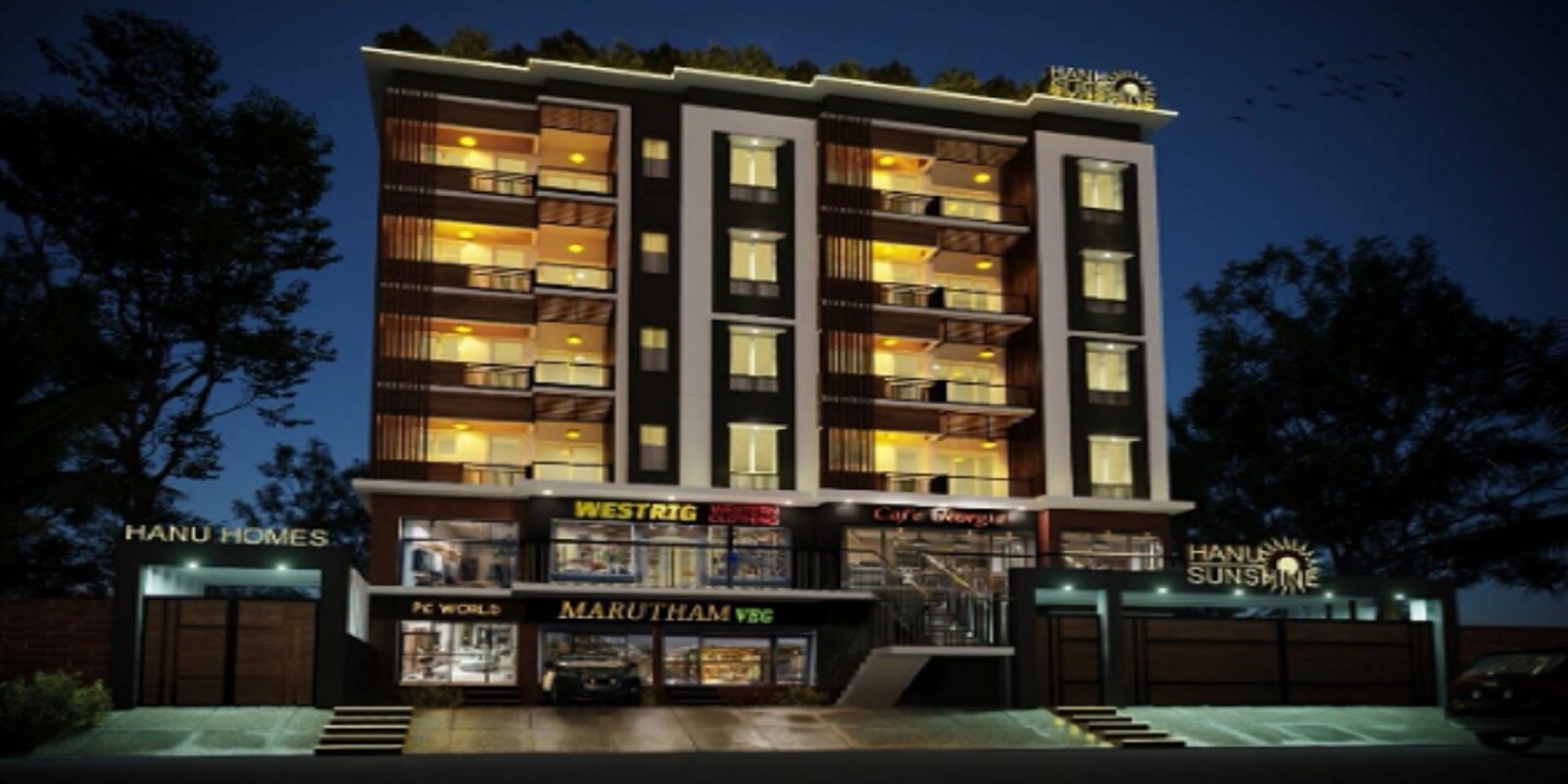 Hanu Sunshine residential project in Perumbakkam