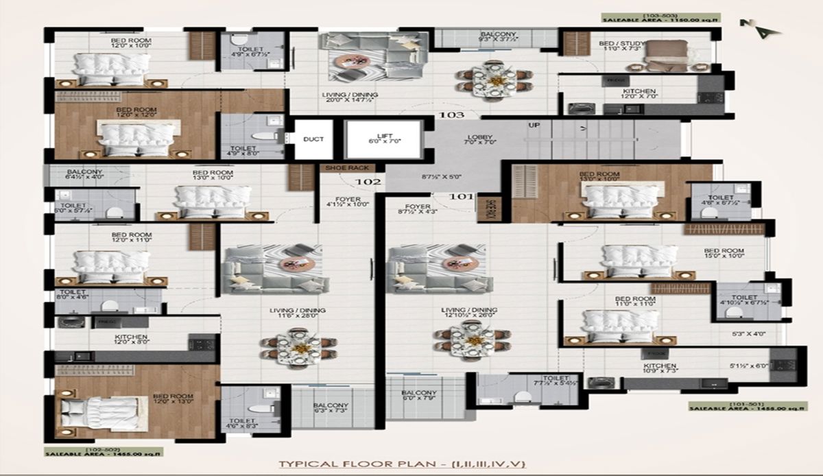 Harmony Mahalakshmi Floor Plans