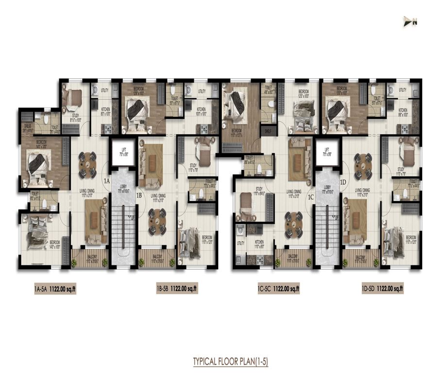 Harmony Pranav Floor Plans