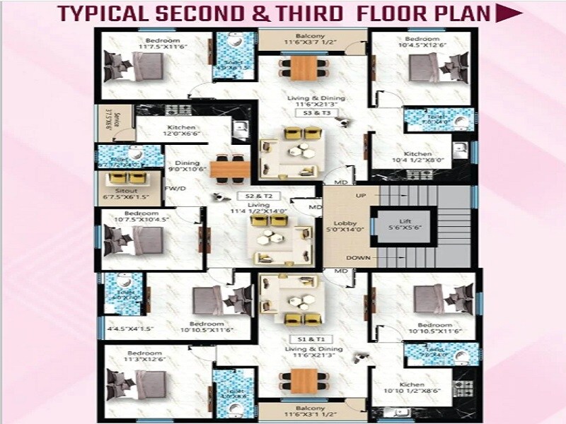 Hemalakshmi Jana Palace Floor Plans