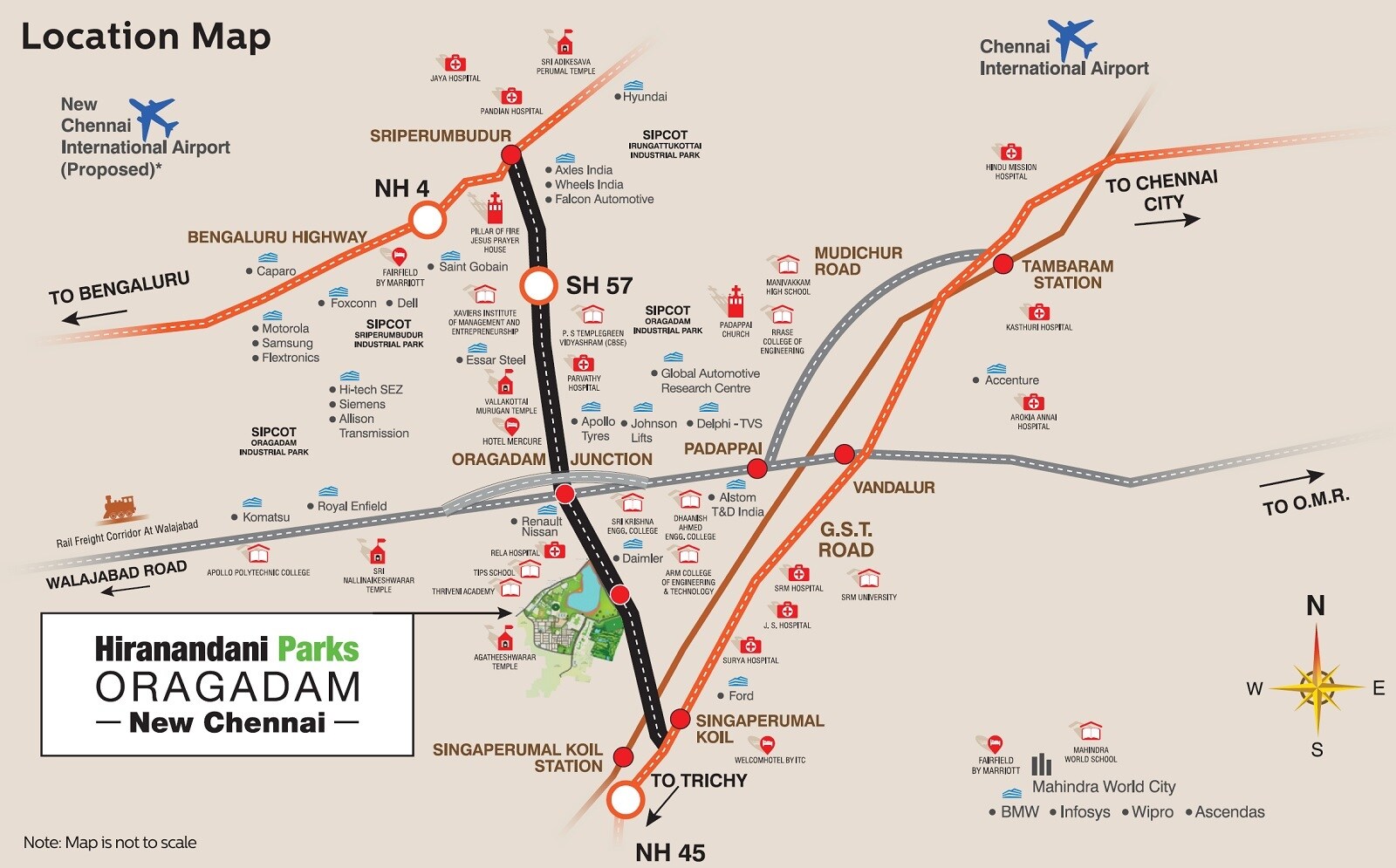 Hiranandani Parks Villa Plot Location Image