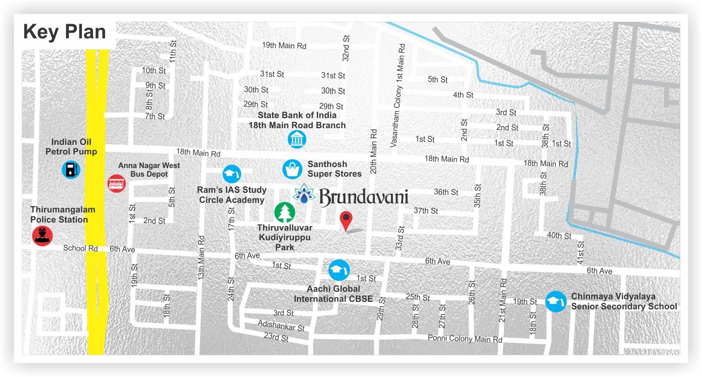 India Brundavani Location Image