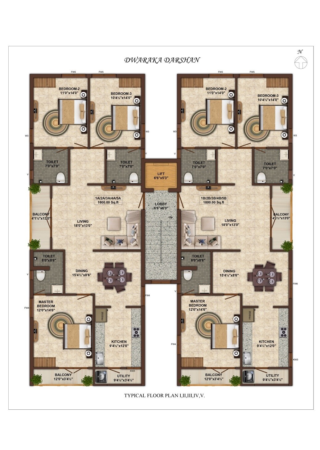 India Dwaraka Darshan Floor Plans