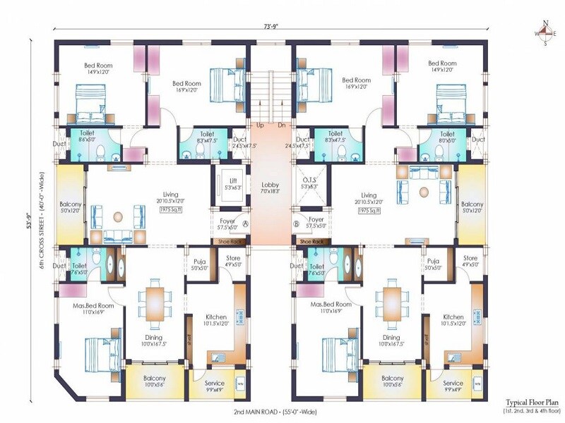 Indu Krishna Floor Plans