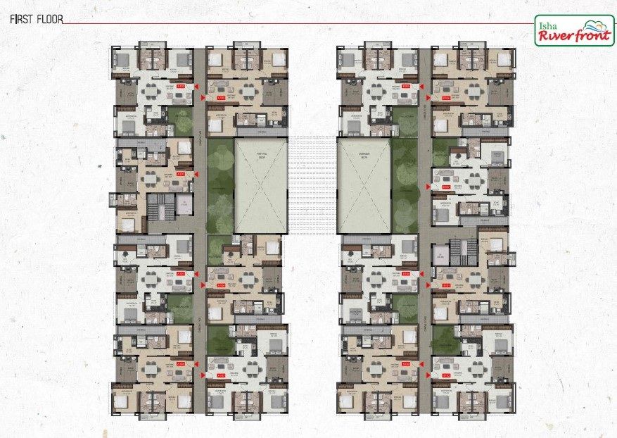 Isha River Front Floor Plans