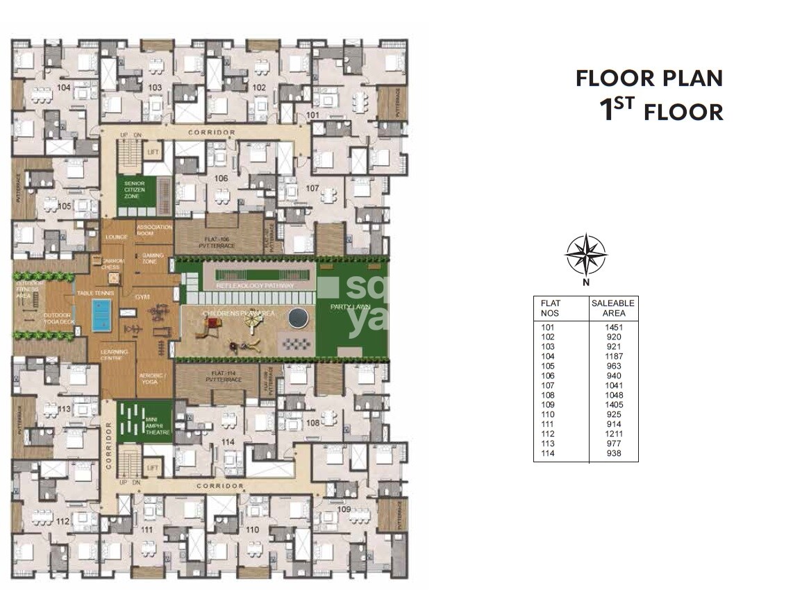 Jains Aadheeswar Floor Plans