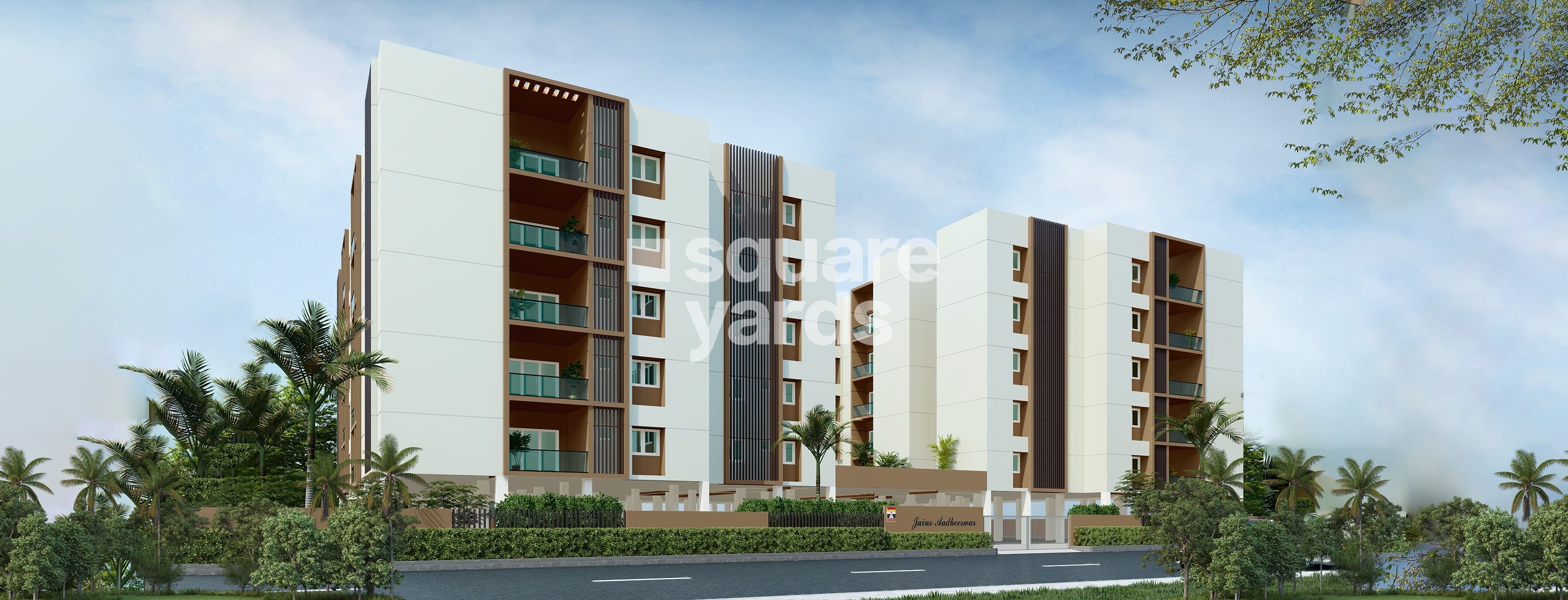 Jains Aadheeswar Tower View