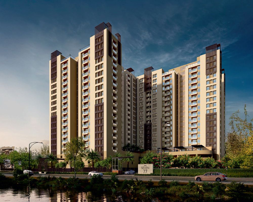 Jains Seven 77 Apartment Exteriors