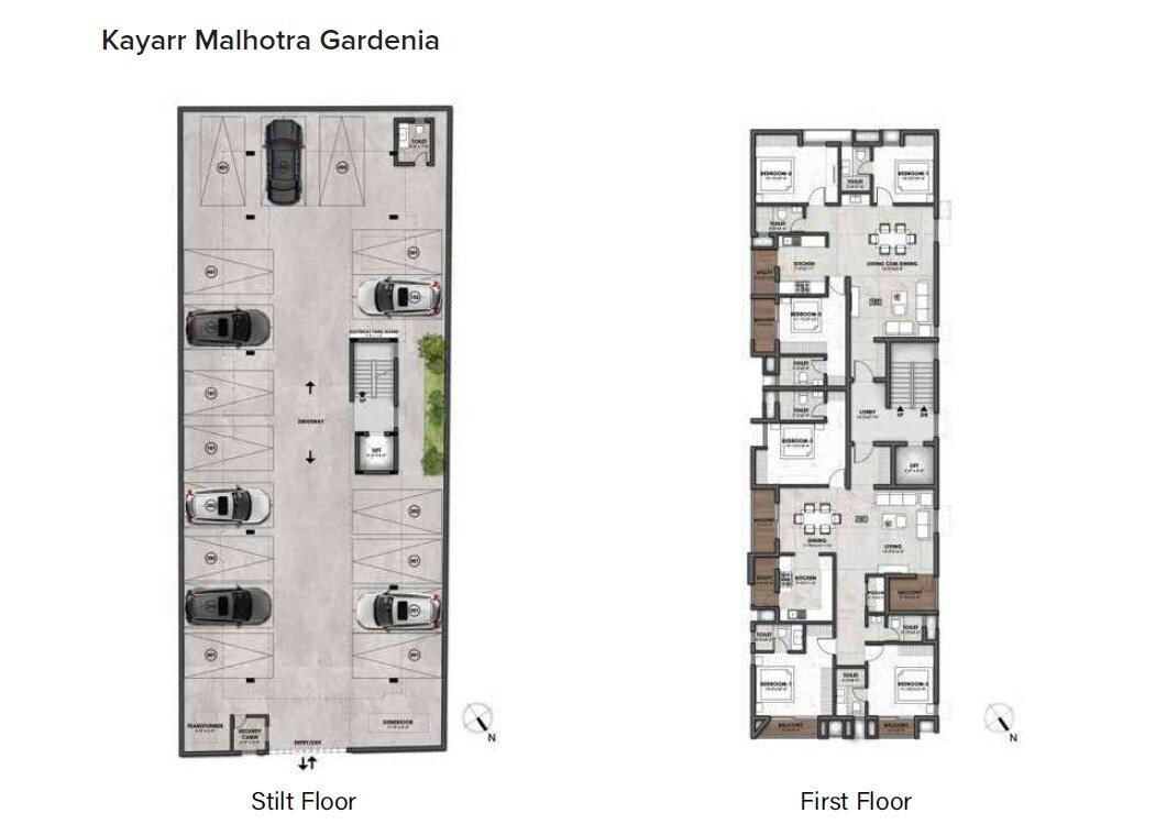 Kay Arr Malhotra Gardenia Floor Plans