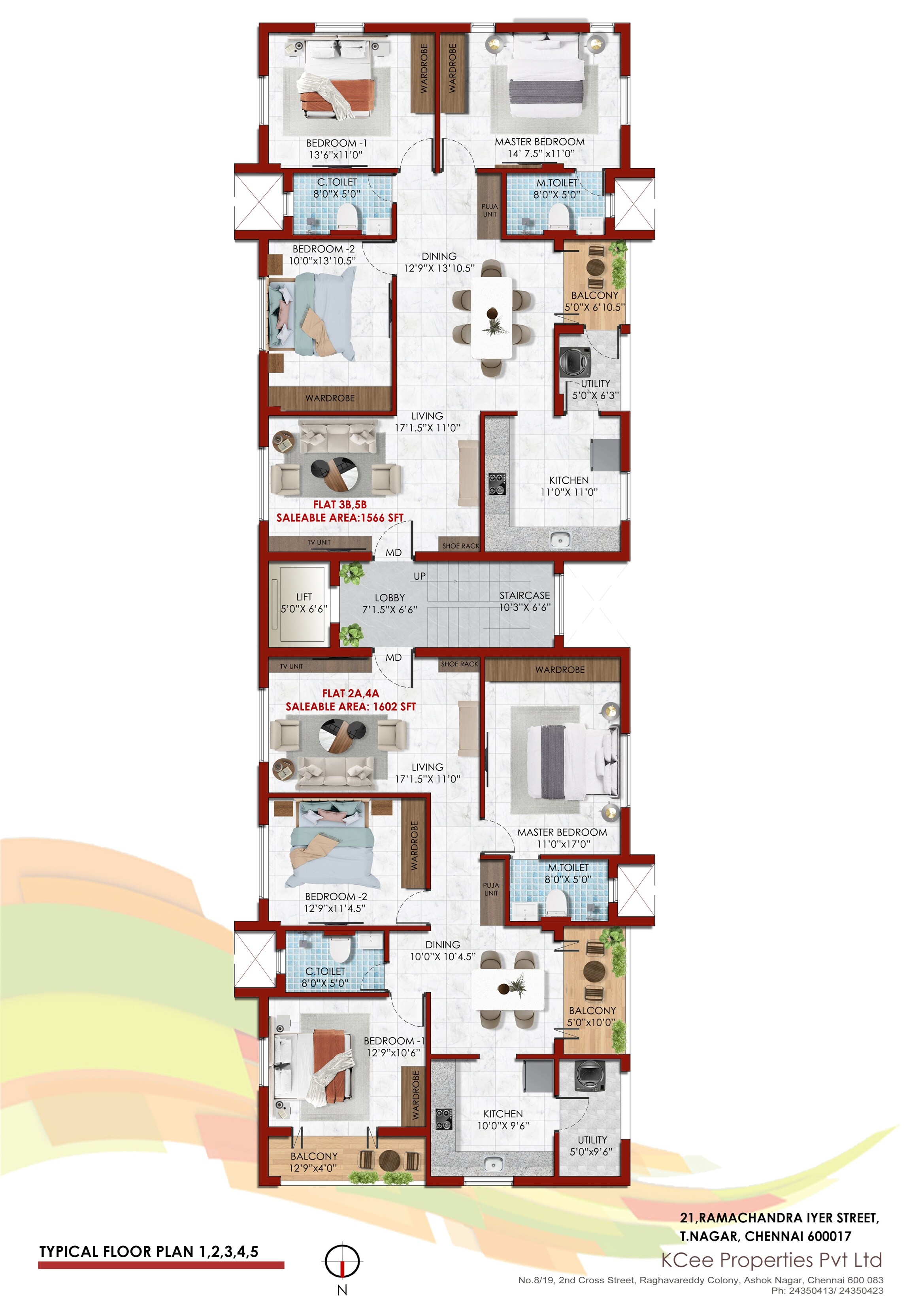 KCee Kamalalayam Floor Plans