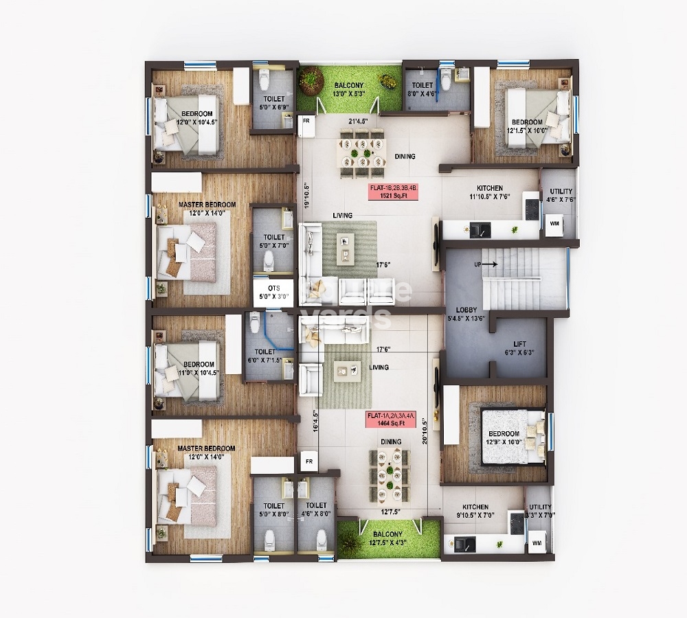 Khurinji Orchid Floor Plans