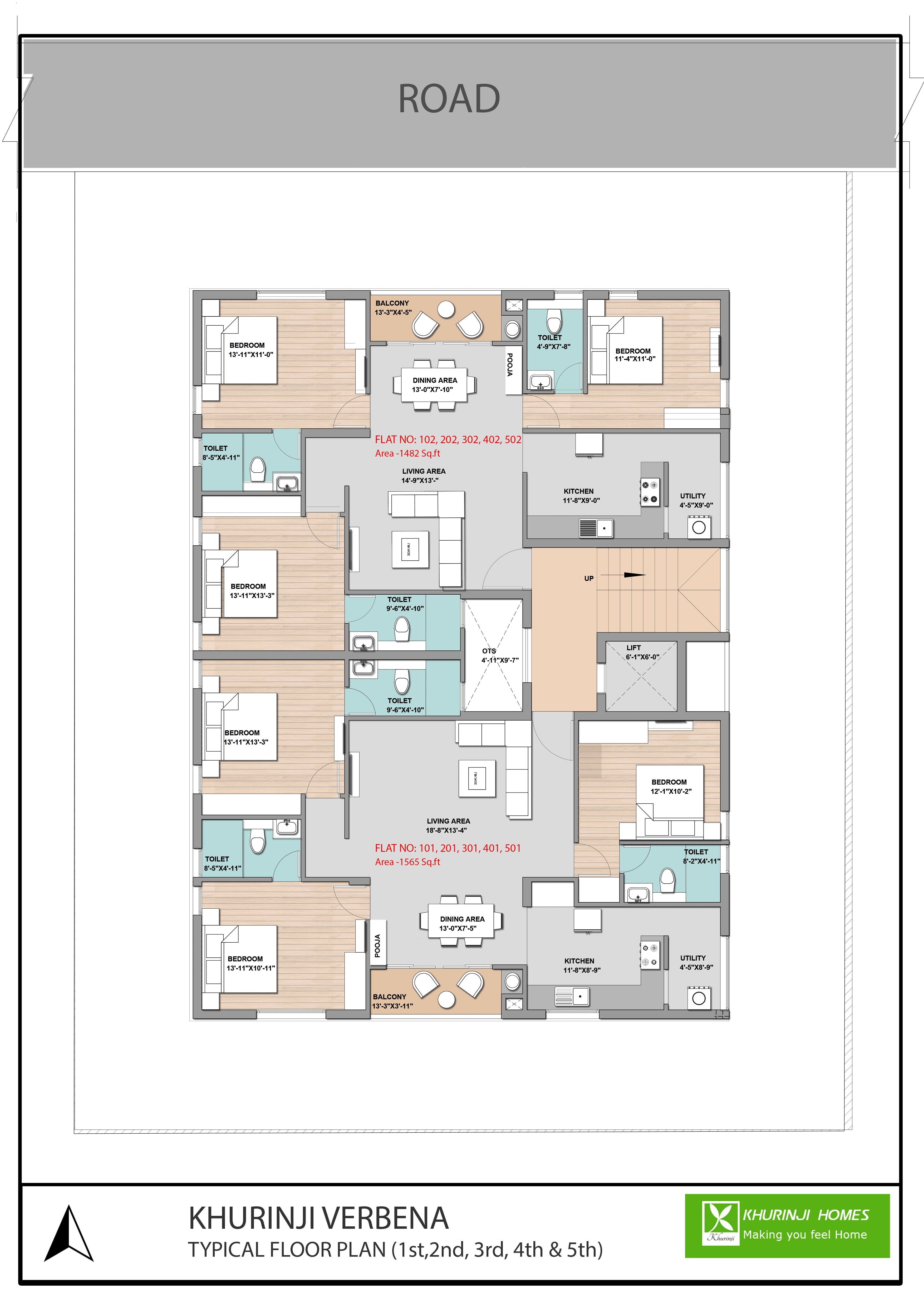 Khurinji Verbena Floor Plans