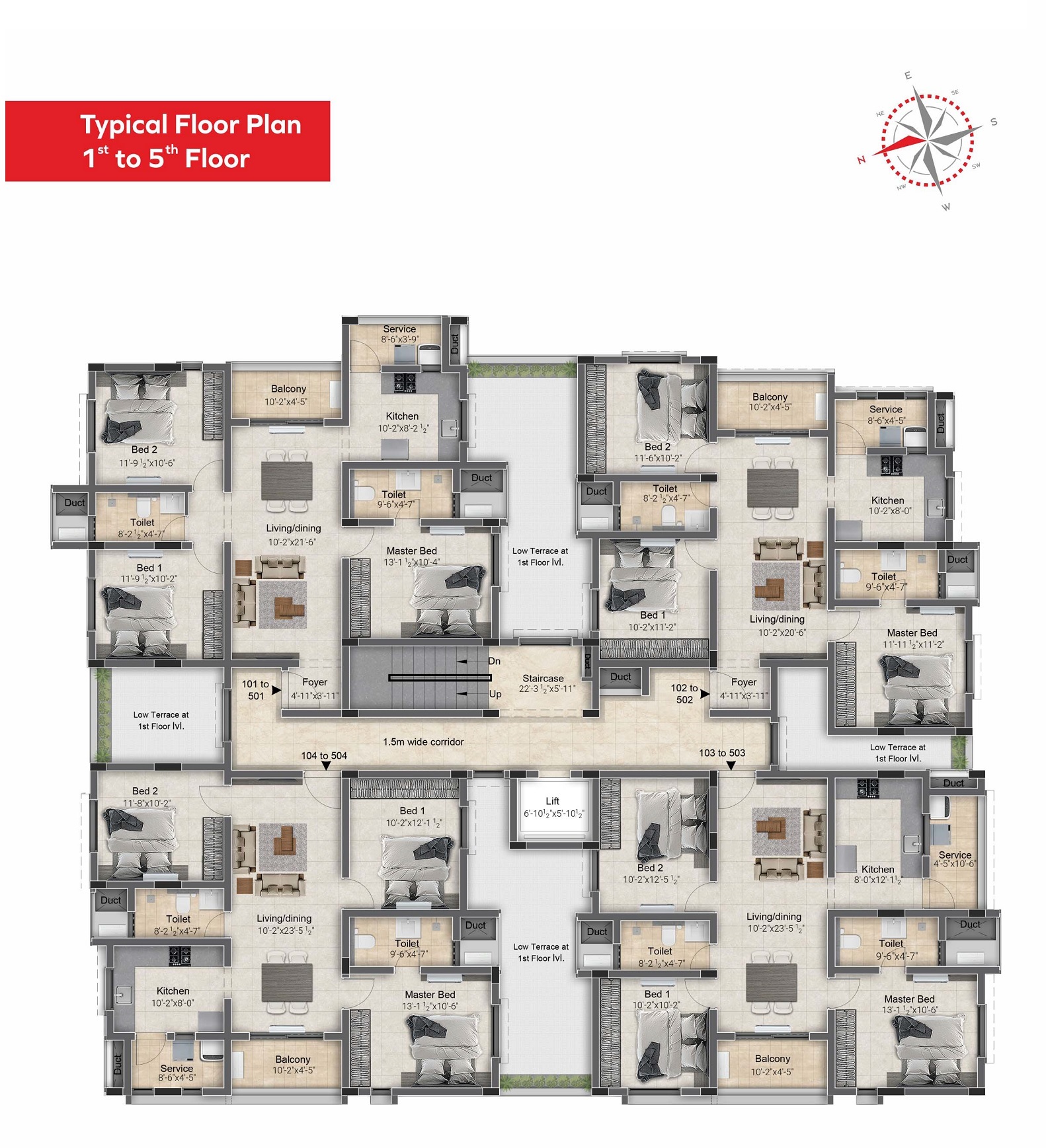 Krishna Ekta Floor Plans