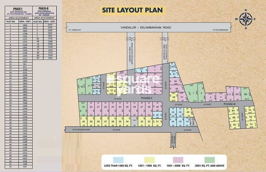 Lifestyle One Land in Kelambakkam, Chennai @ 34.36 Lac - Floor Plans ...