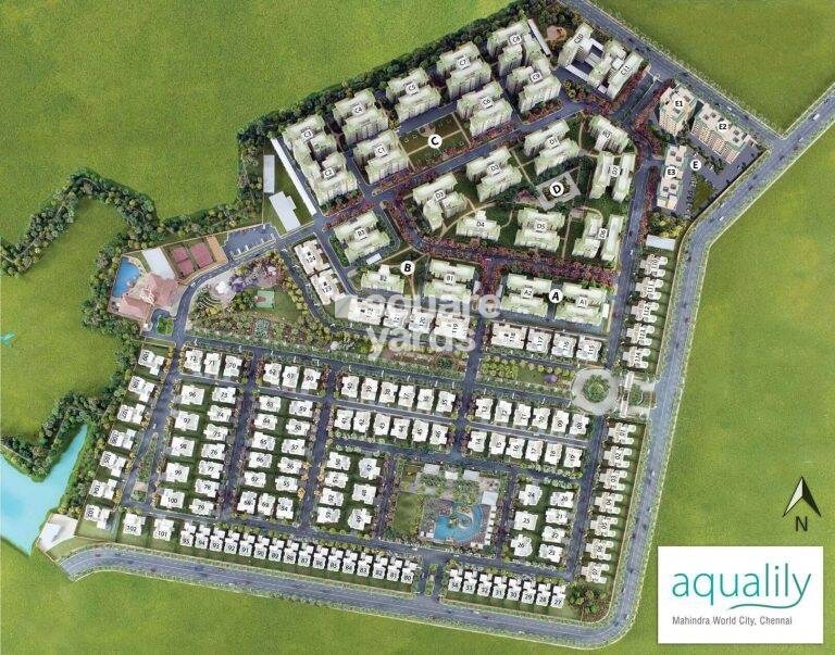 Mahindra Lifespaces Aqualily Master Plan 1