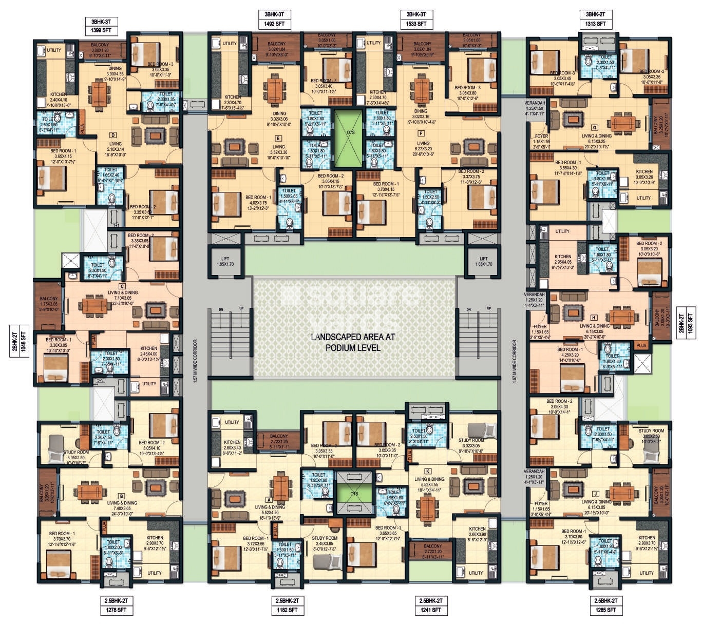 Marutham Neptune Floor Plans