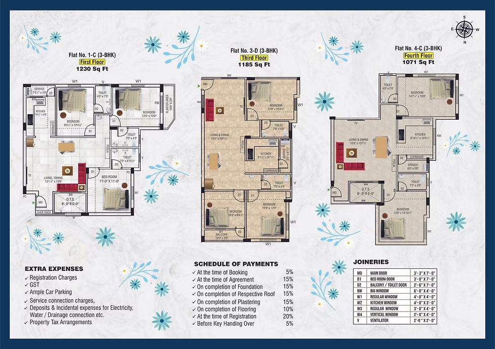 Minerva Vasantham Floor Plans