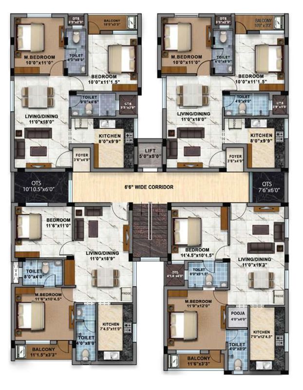 MP Merlin Floor Plans