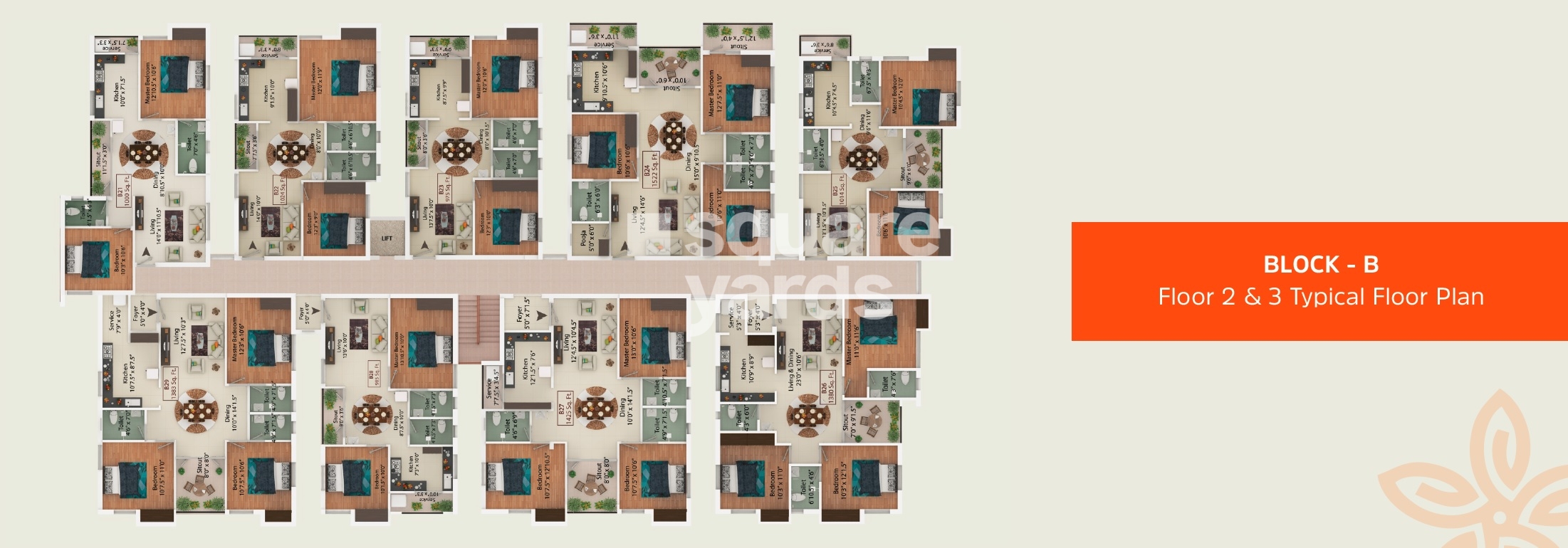 My Home Nakshatra Floor Plans