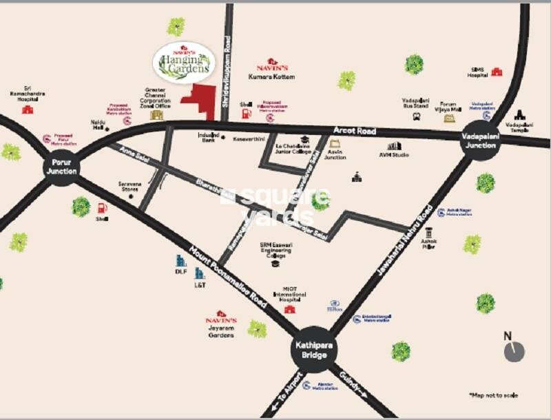 Navins Hanging Gardens Location Image