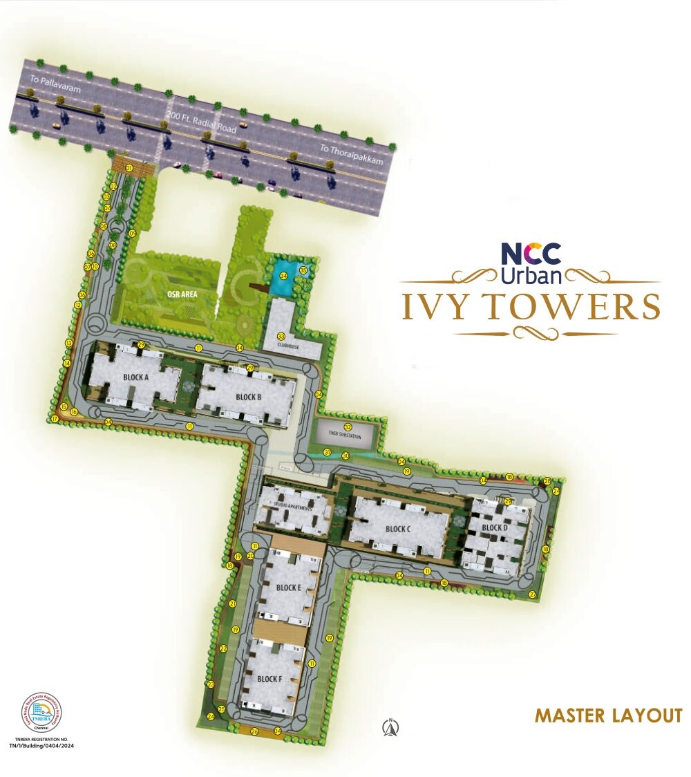 NCC Urban Ivy Towers Master Plan 1